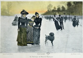 Patinage au Bois de Boulogne, 1891